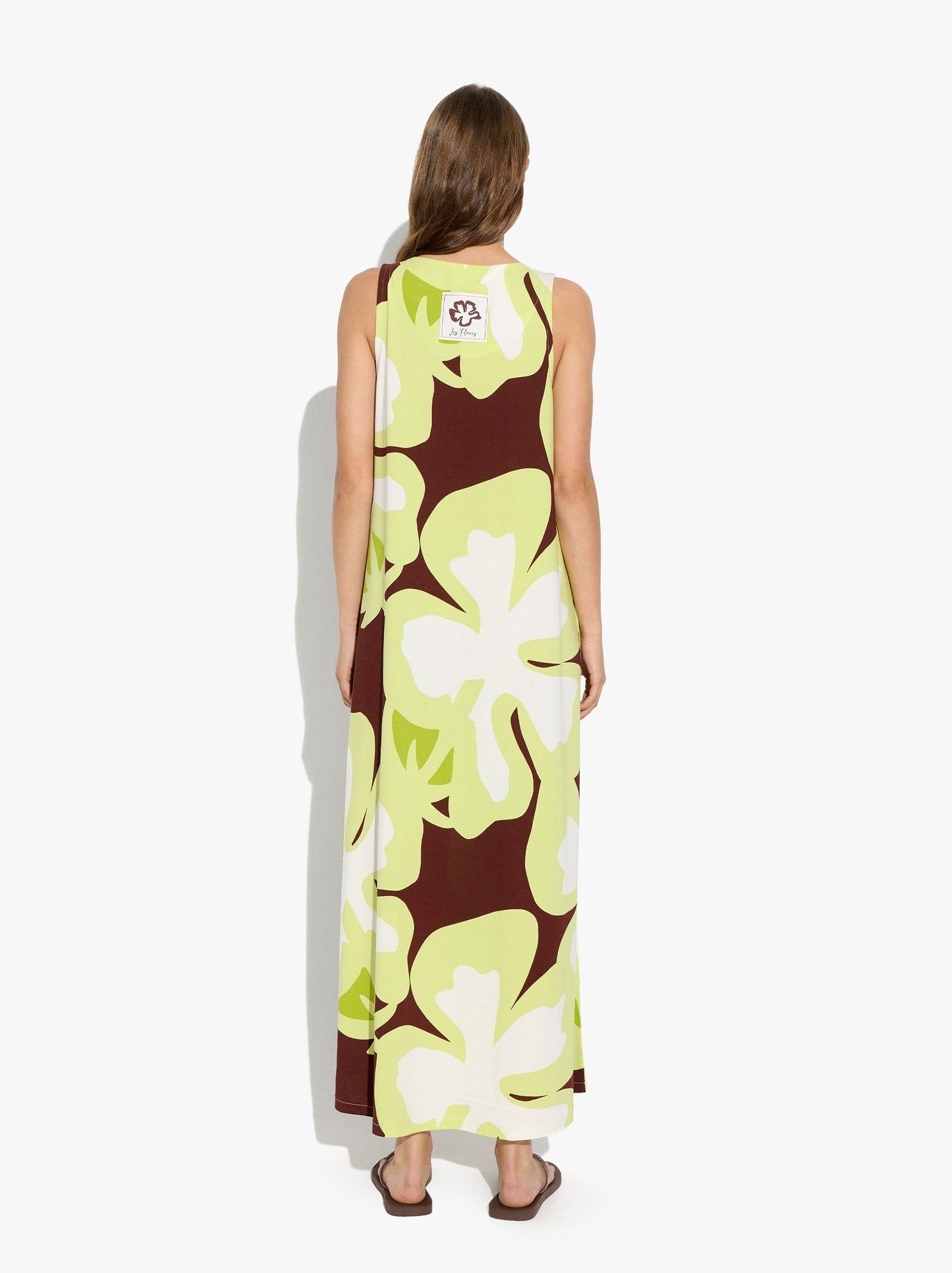 Long Printed Floral Dress