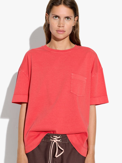 Plain Cotton T-Shirt With Pocket