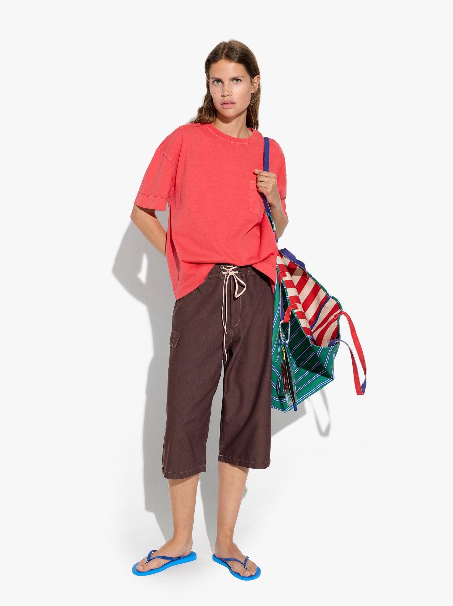 Plain Cotton T-Shirt With Pocket