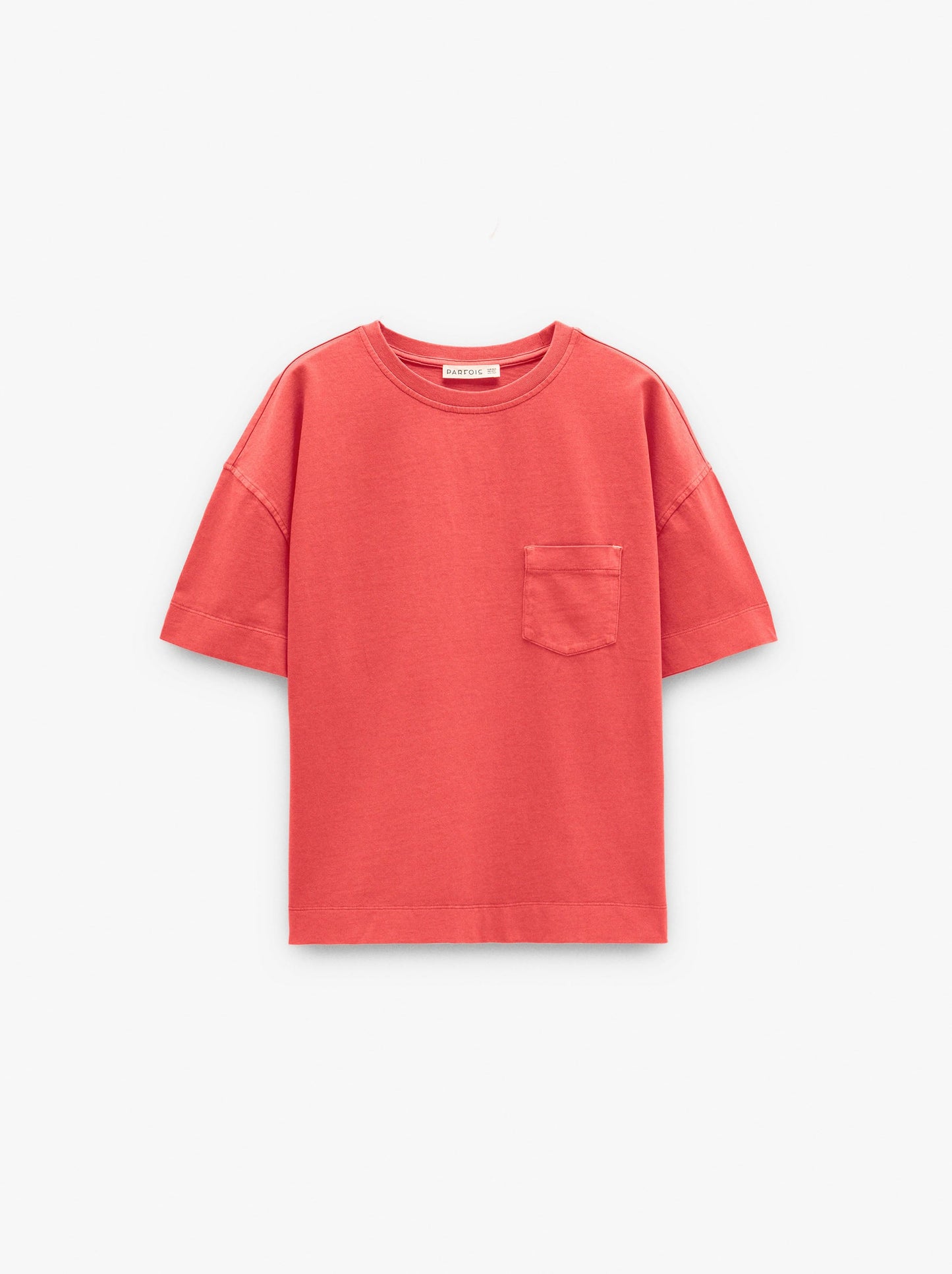 Plain Cotton T-Shirt With Pocket