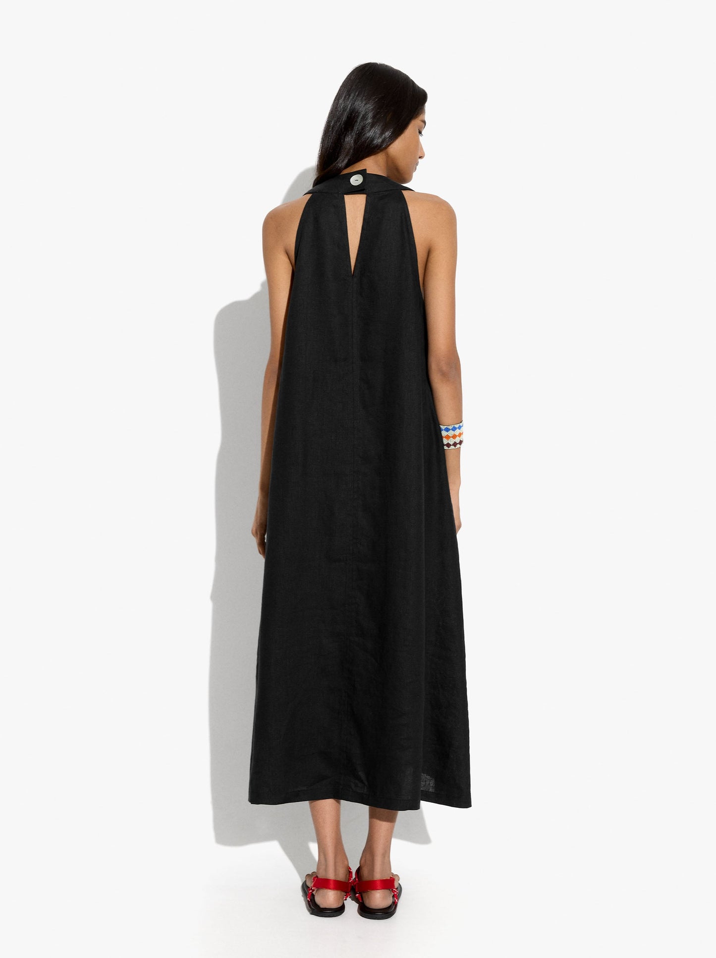 Halter Dress 100% Linen
