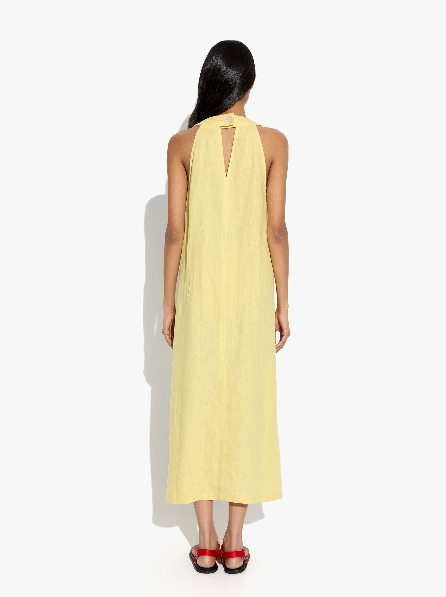 Halter Dress 100% Linen