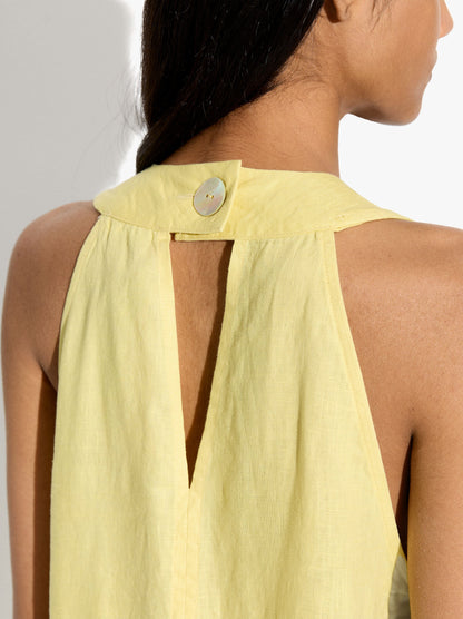 Halter Dress 100% Linen
