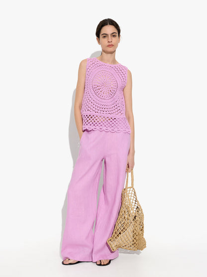 Crochet Top With 100% Cotton