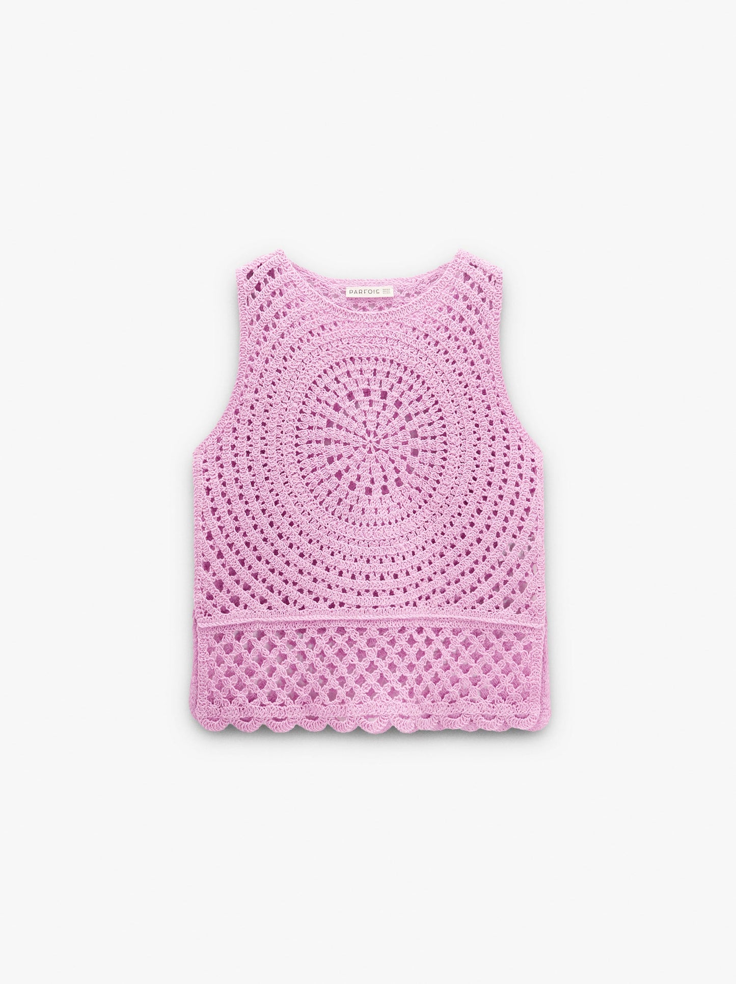 Crochet Top With 100% Cotton