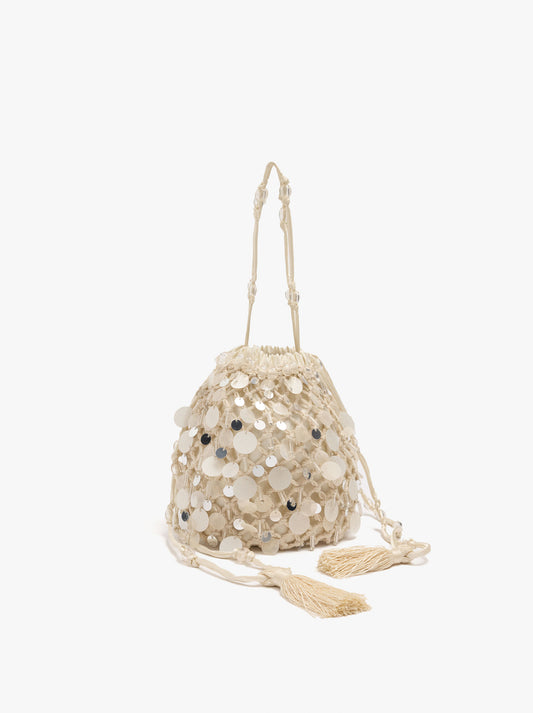 Party Bag Braided With Sequins
