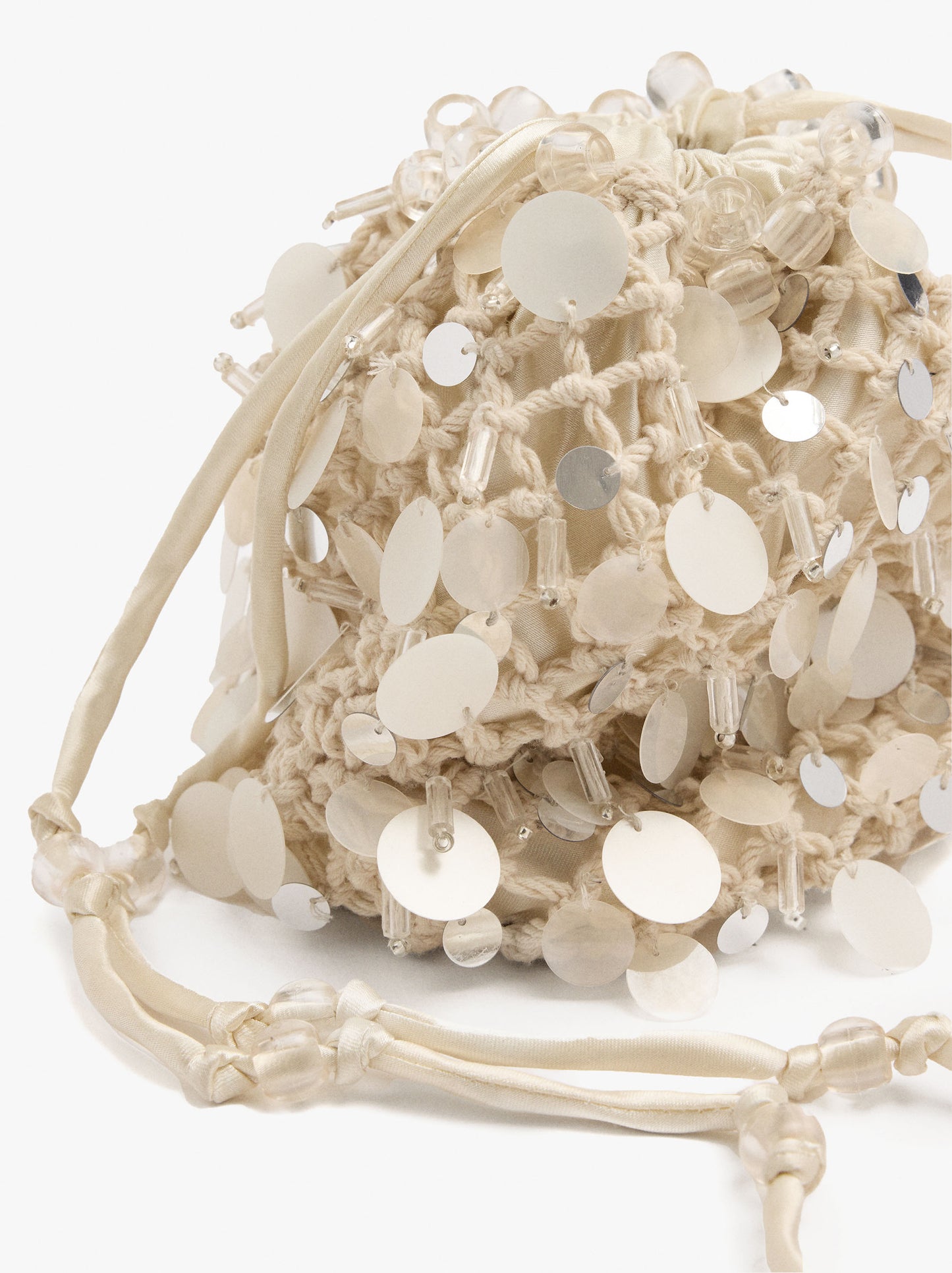 Party Bag Braided With Sequins