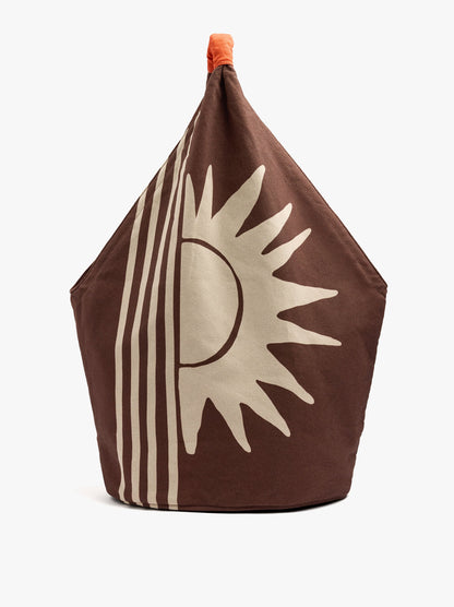 Canvas Handbag With Printed