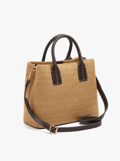 Tote Bag Paper Straw With Pendant