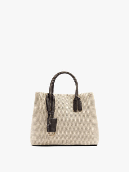 Tote Bag Paper Straw With Pendant