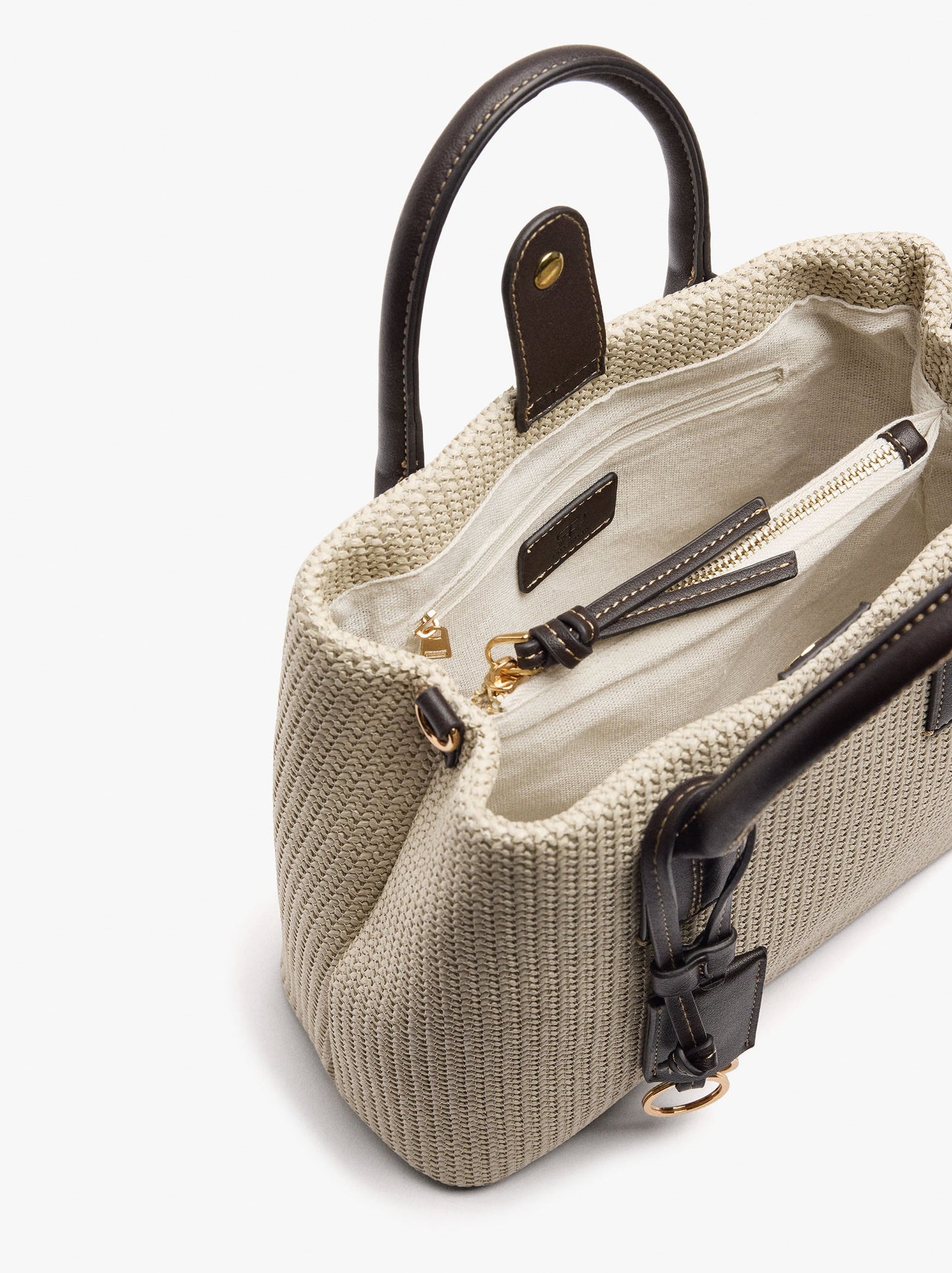 Tote Bag Paper Straw With Pendant