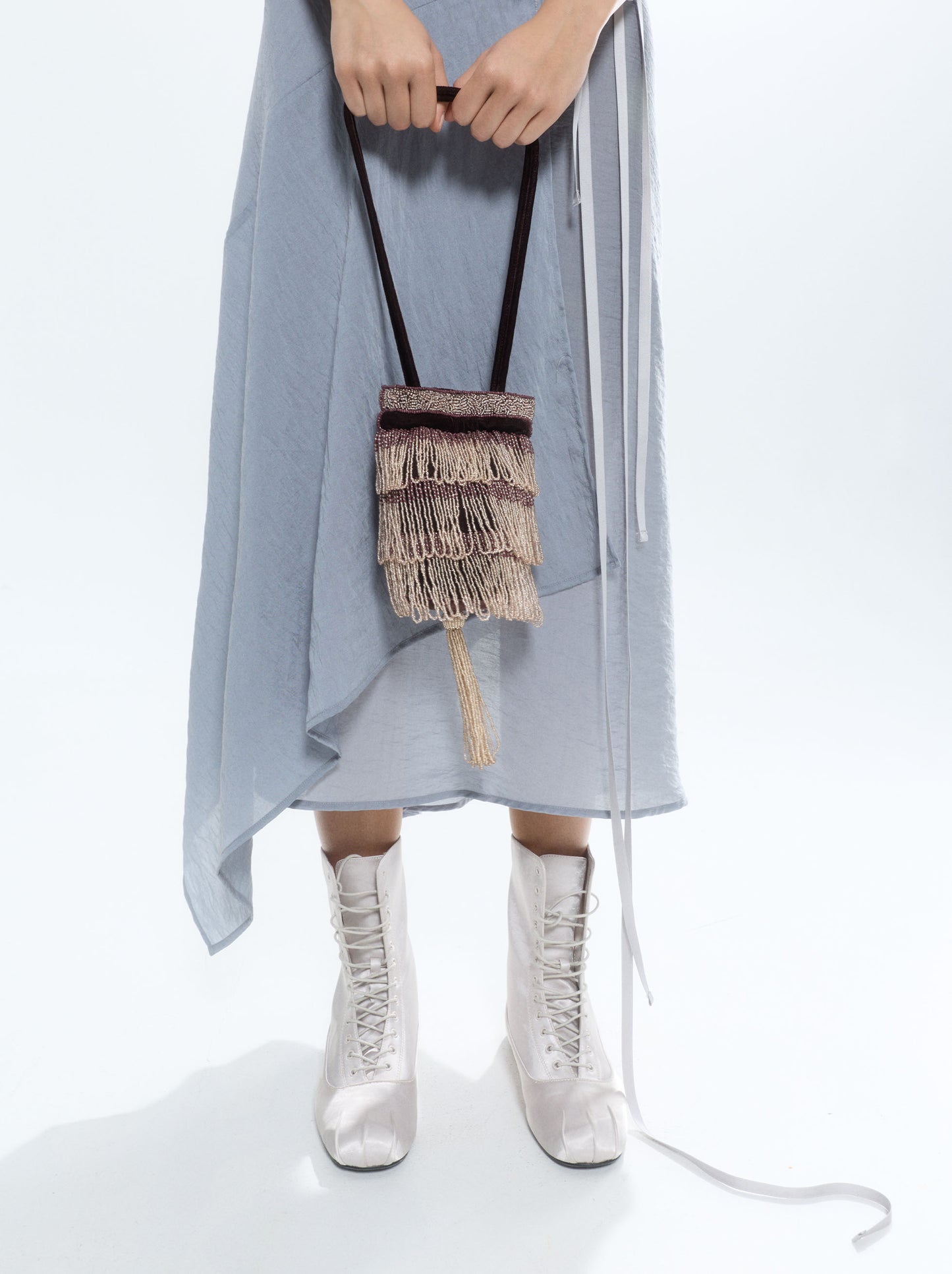 Party Bag With Beads And Tassel