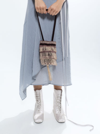 Party Bag With Beads And Tassel