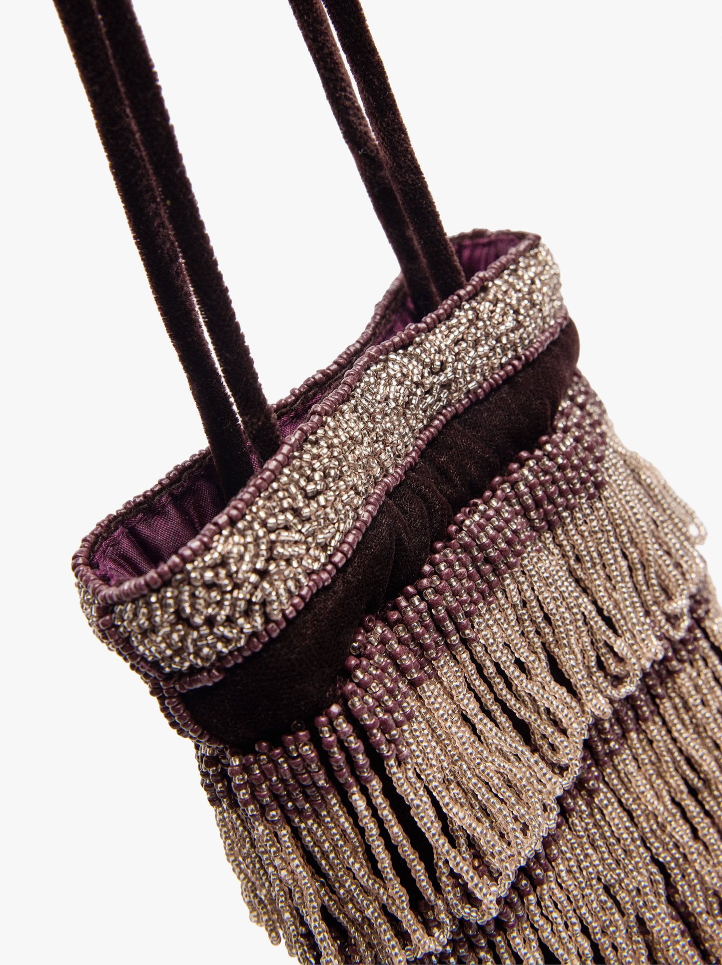 Party Bag With Beads And Tassel