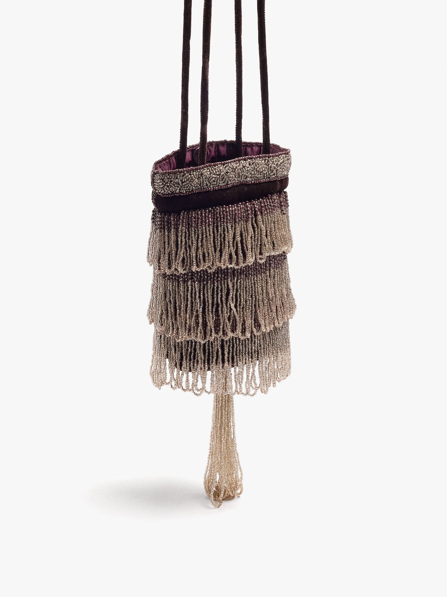Party Bag With Beads And Tassel