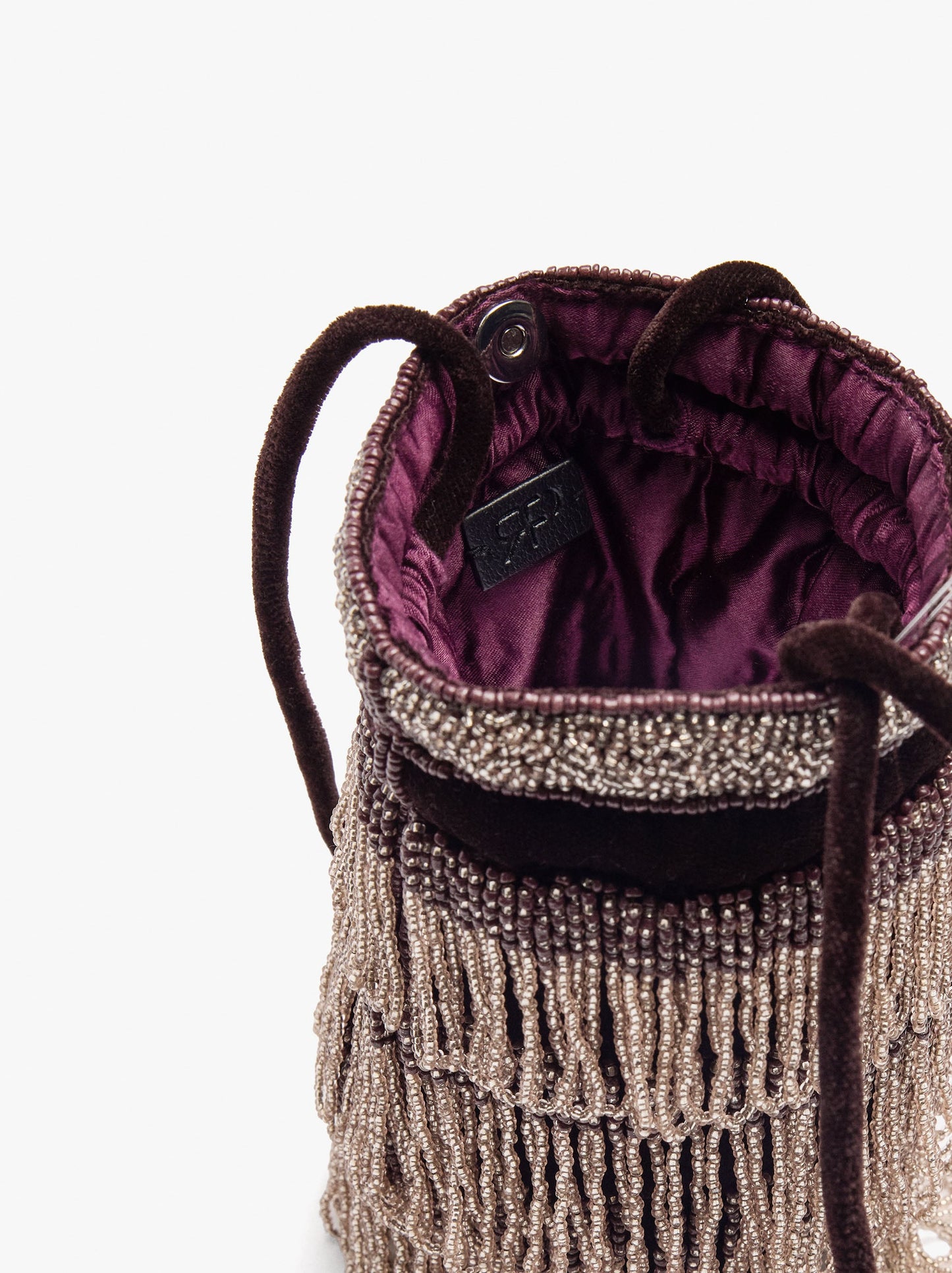 Party Bag With Beads And Tassel