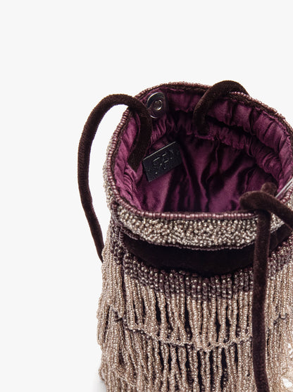 Party Bag With Beads And Tassel
