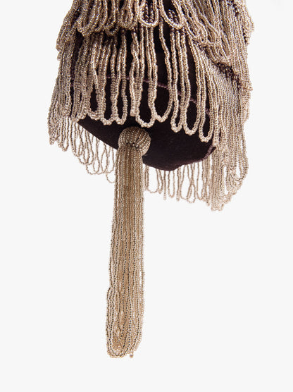Party Bag With Beads And Tassel