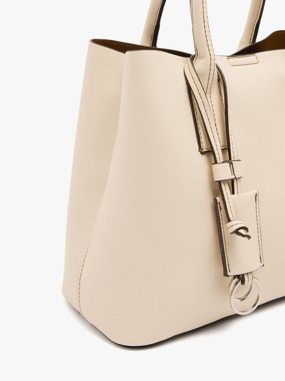 Plain Tote Bag With Pendant