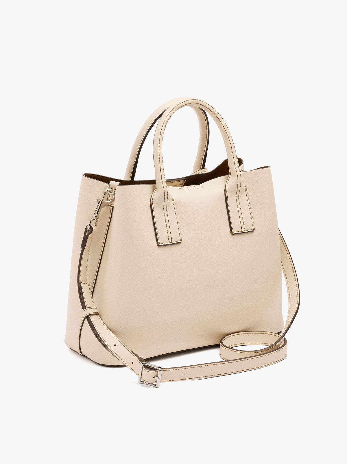 Plain Tote Bag With Pendant