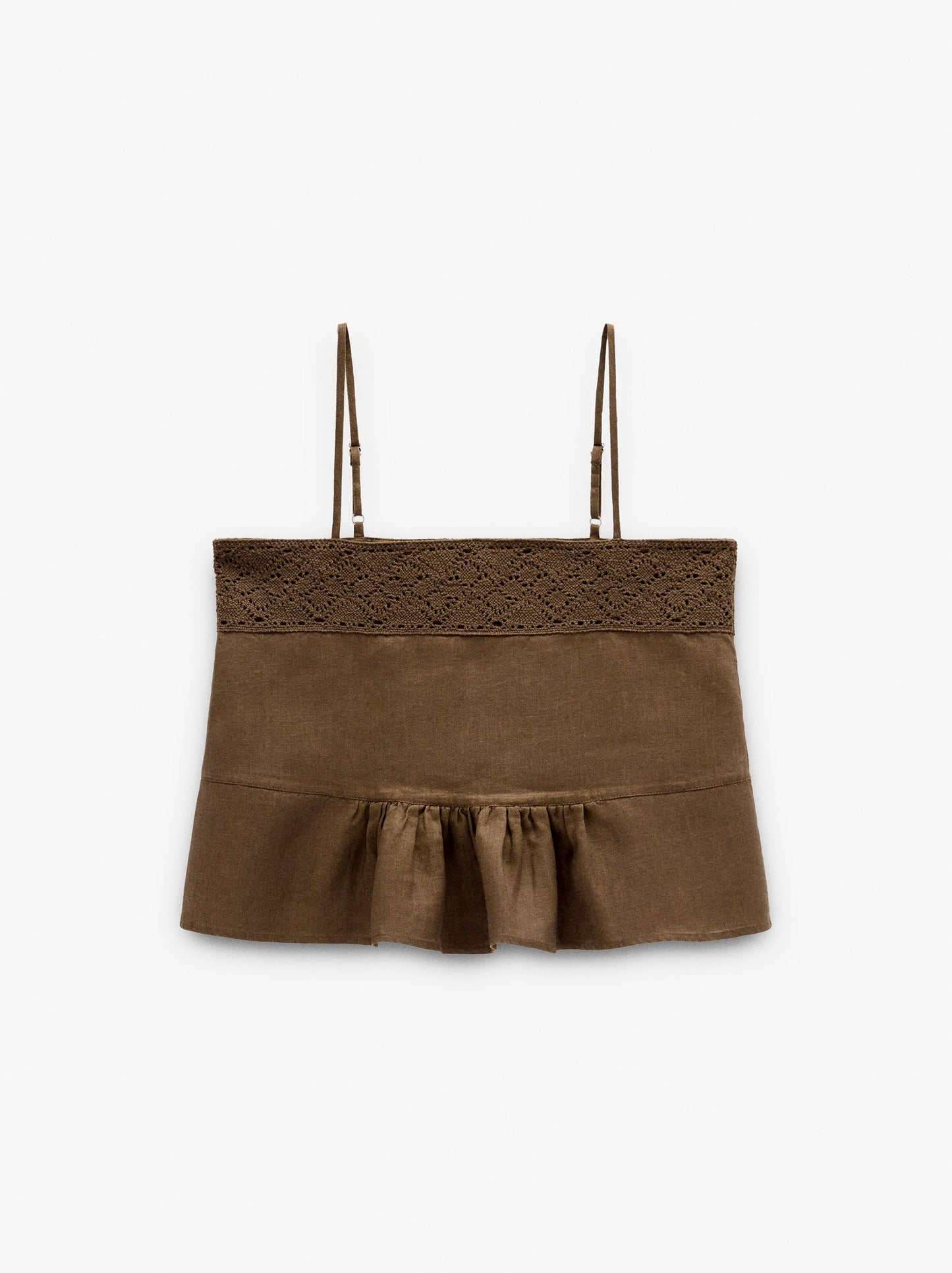 Top With 100% Linen Straps