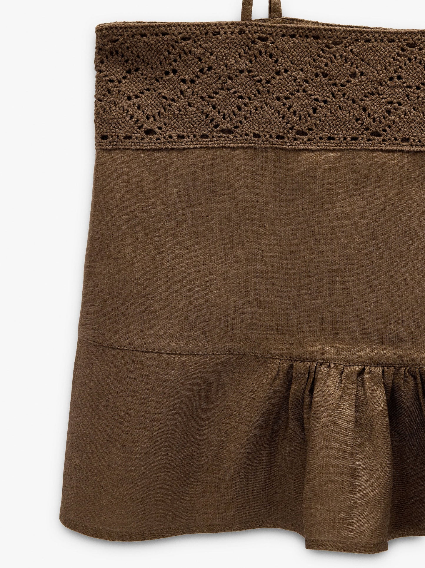 Top With 100% Linen Straps