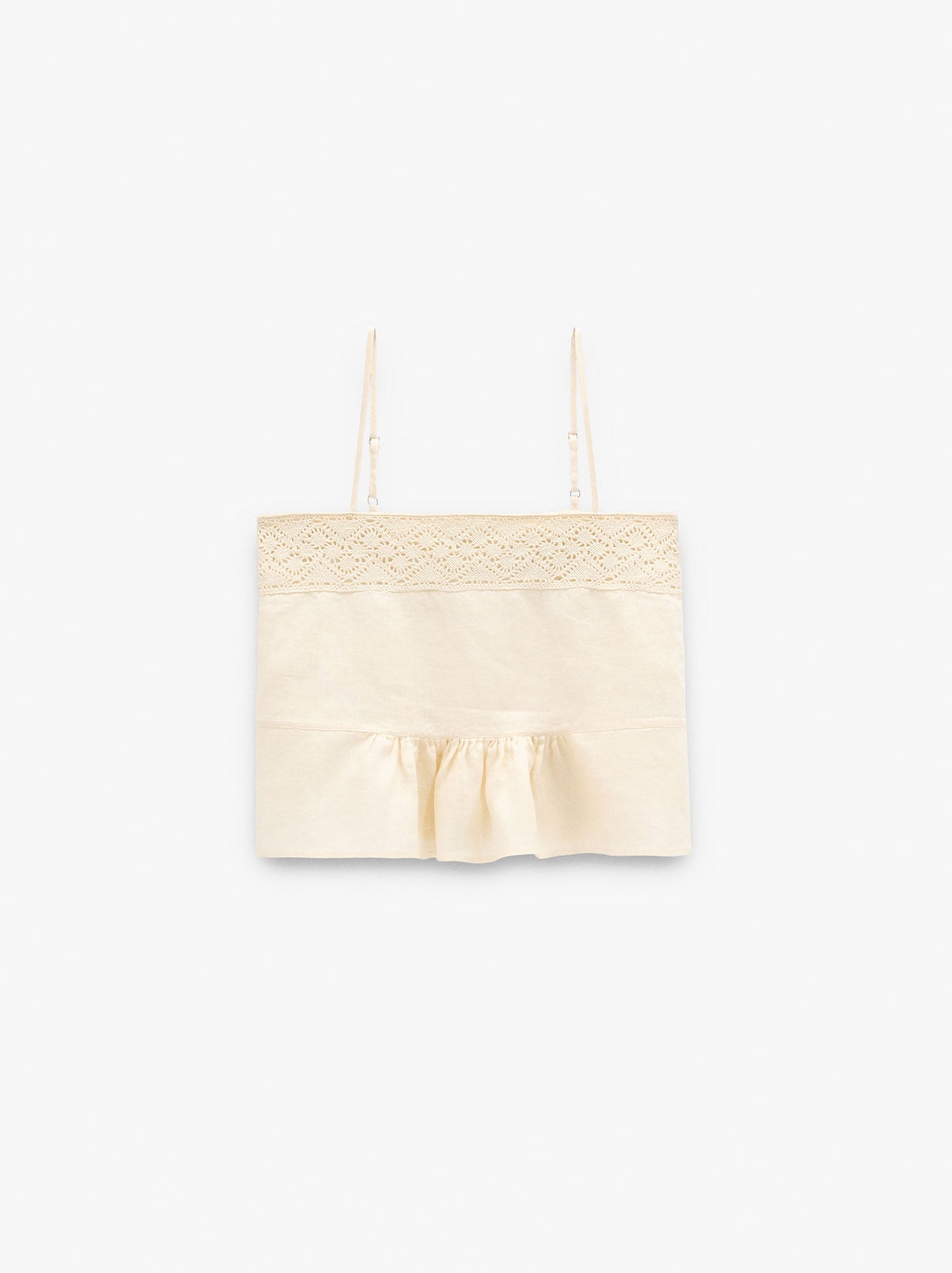 Top With 100% Linen Straps