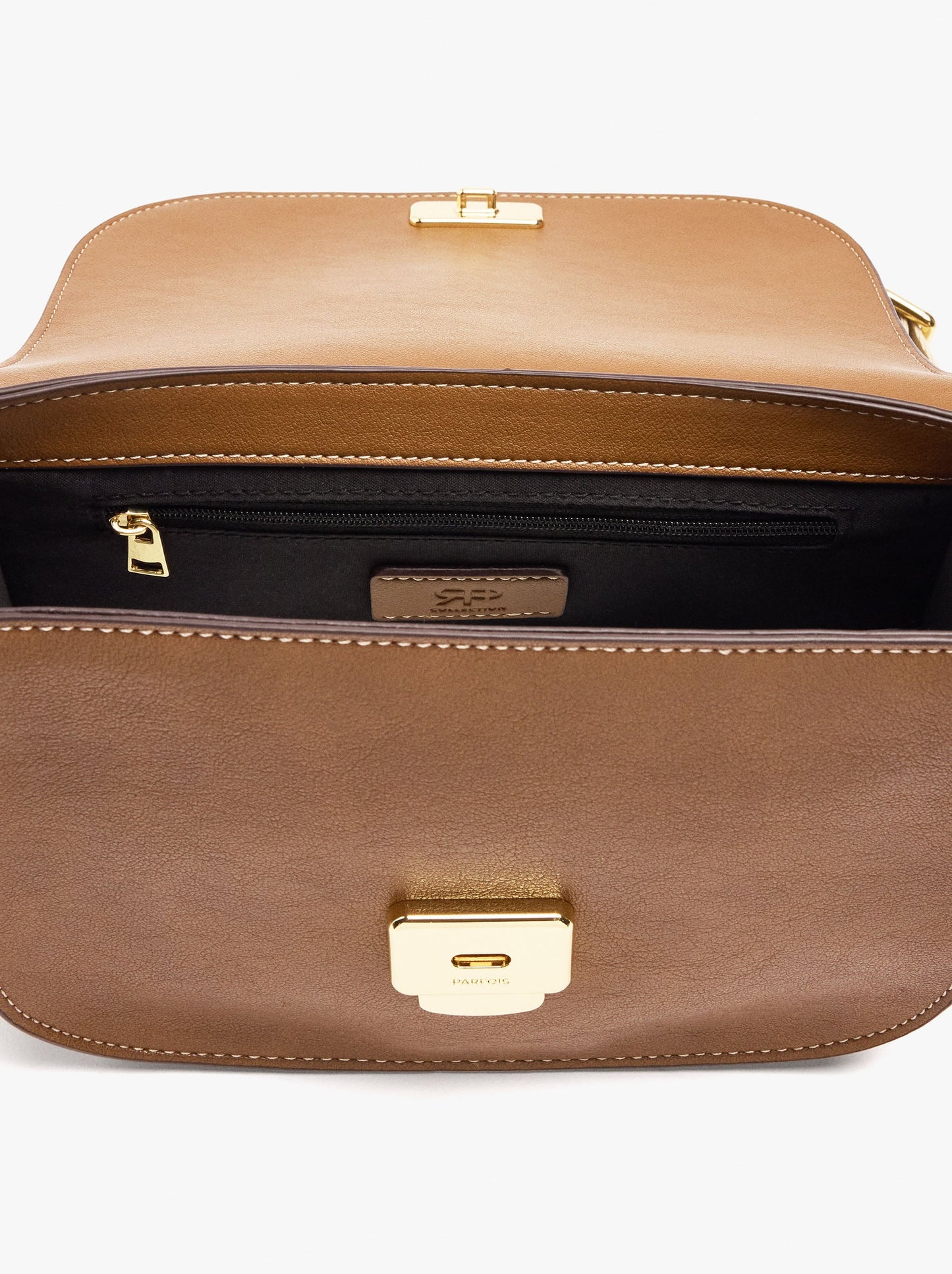 Color Block Crossbody Bag With Flap