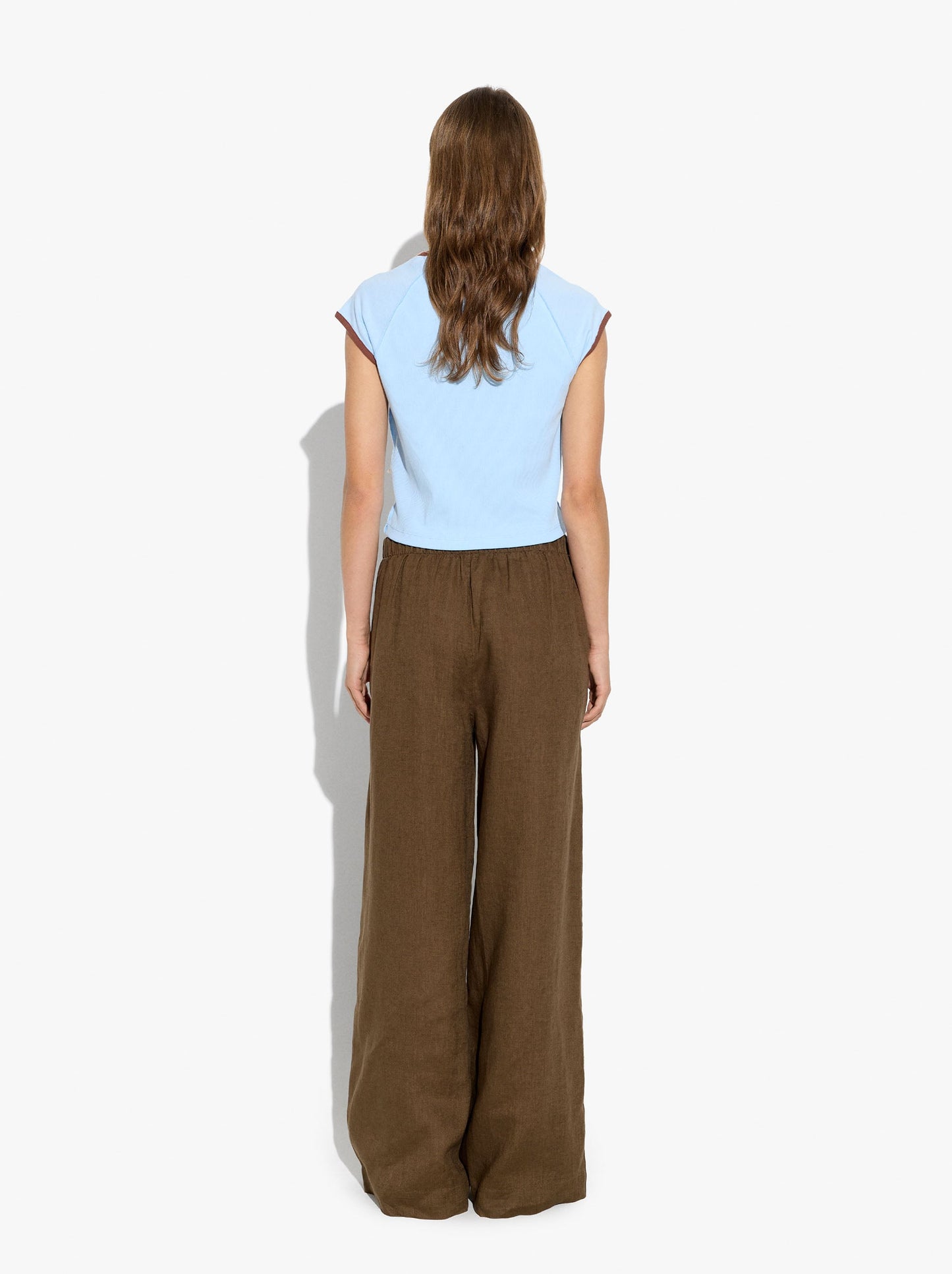 Plain Trousers 100% Linen