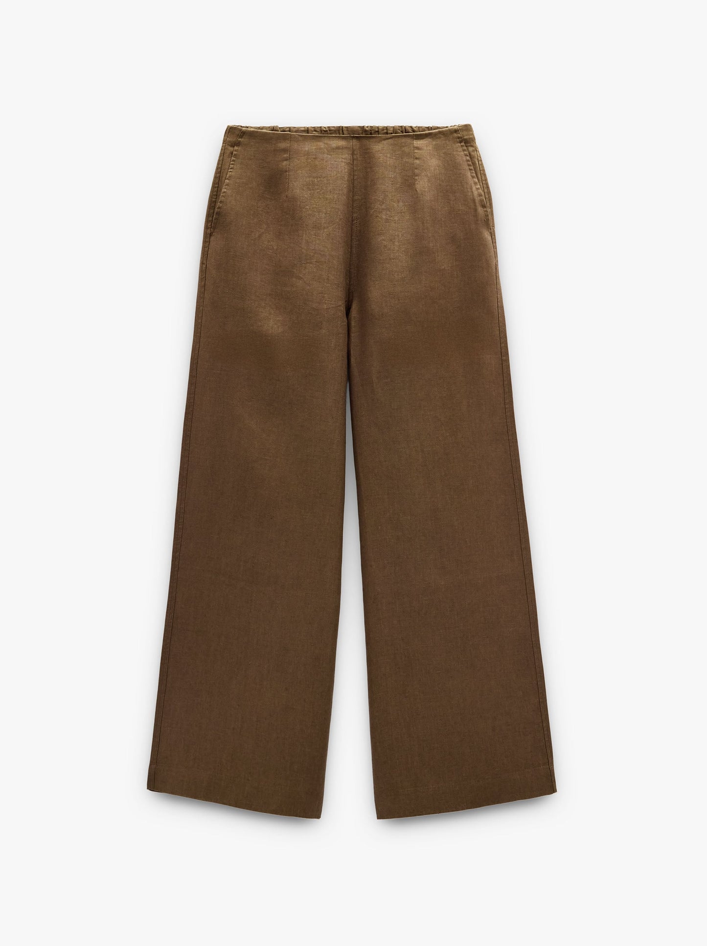 Plain Trousers 100% Linen