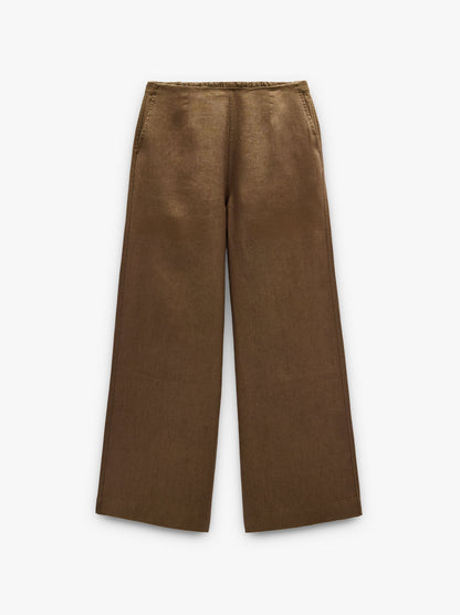 Plain Trousers 100% Linen