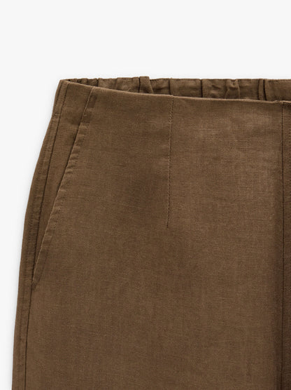 Plain Trousers 100% Linen