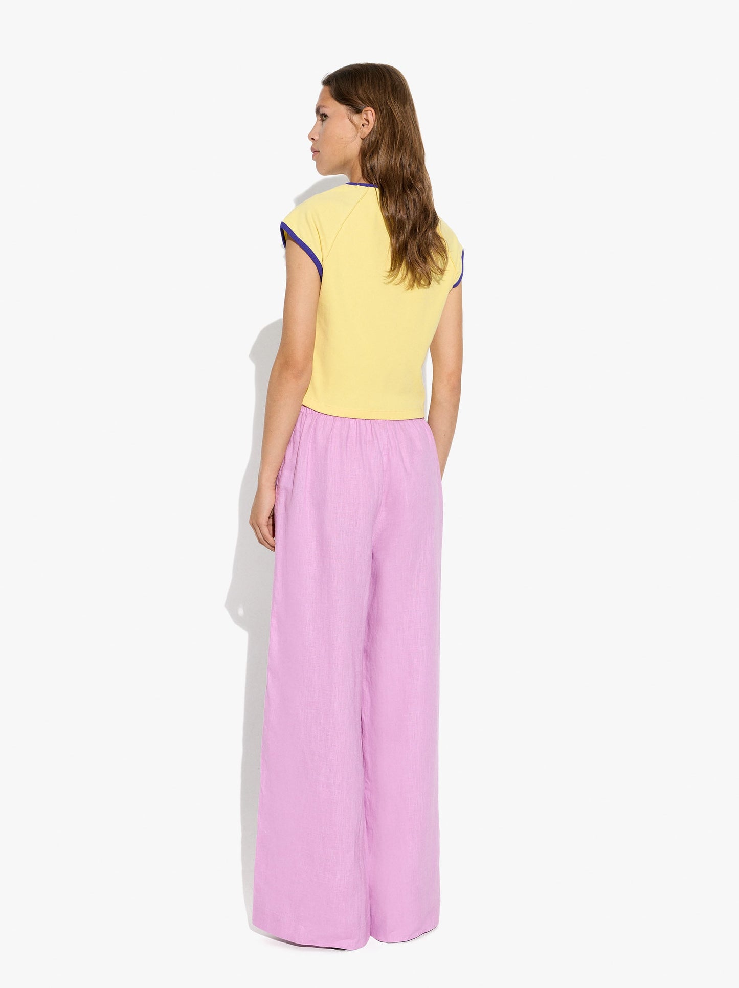 Plain Trousers 100% Linen