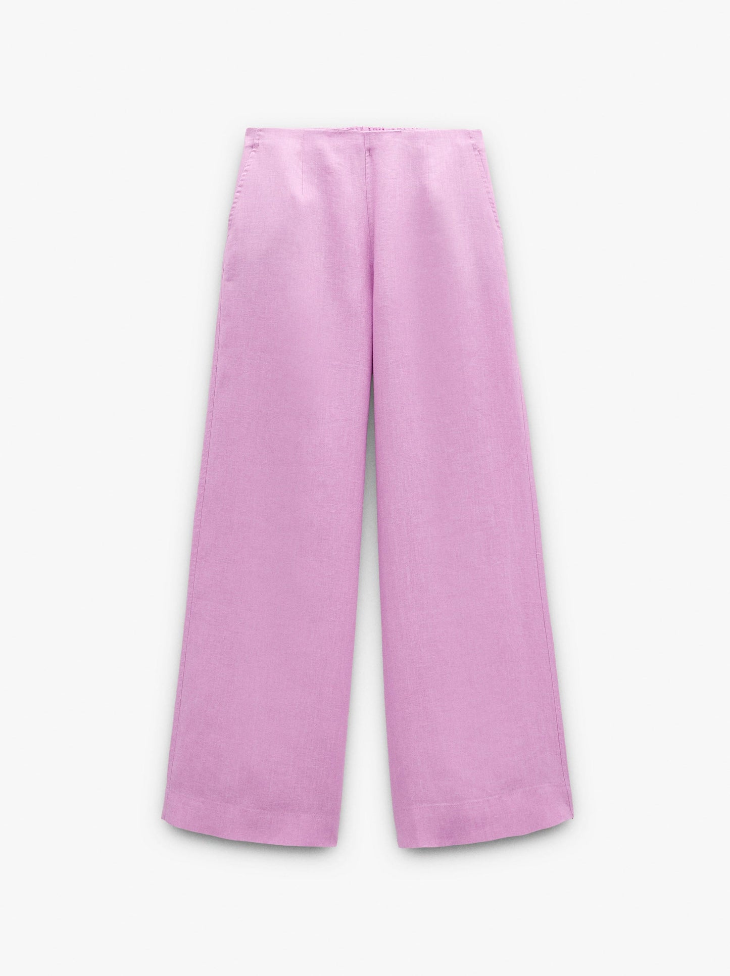 Plain Trousers 100% Linen