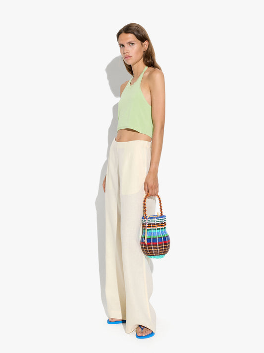 Plain Trousers 100% Linen