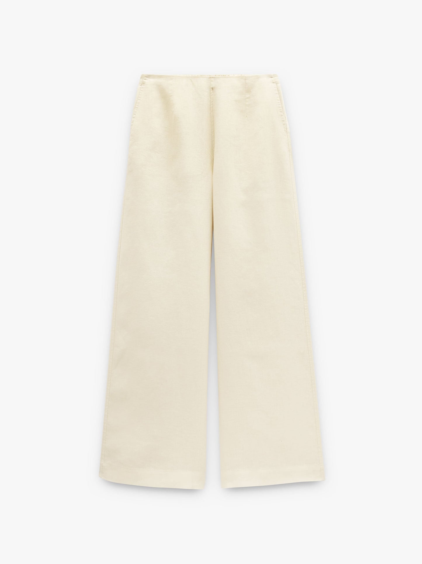 Plain Trousers 100% Linen