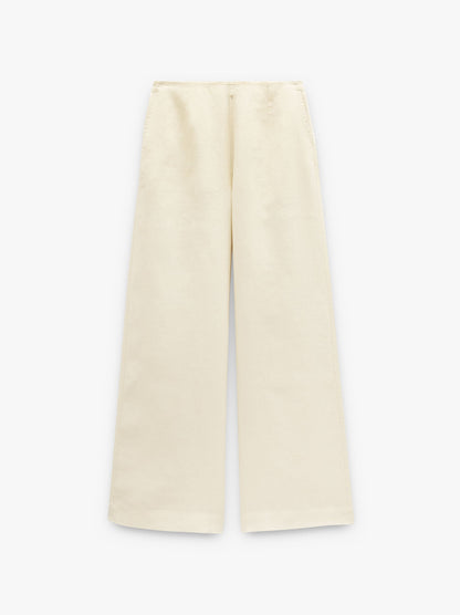 Plain Trousers 100% Linen
