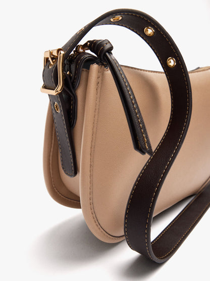 Structured Plain Crossbody Bag