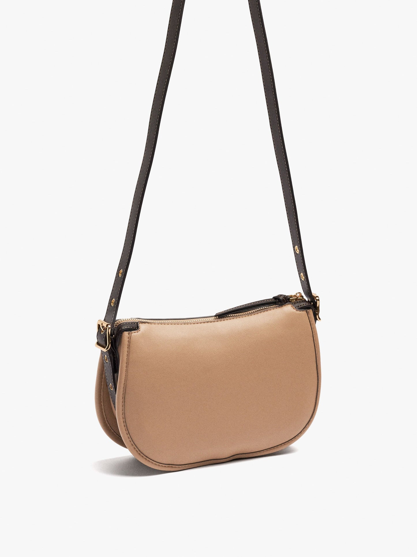 Structured Plain Crossbody Bag