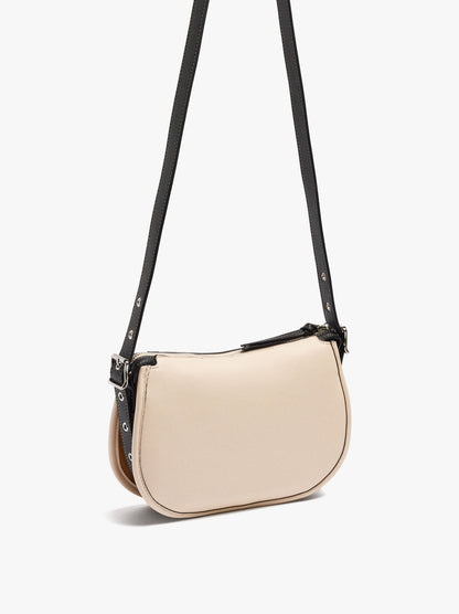 Structured Crossbody Bag With Color Block