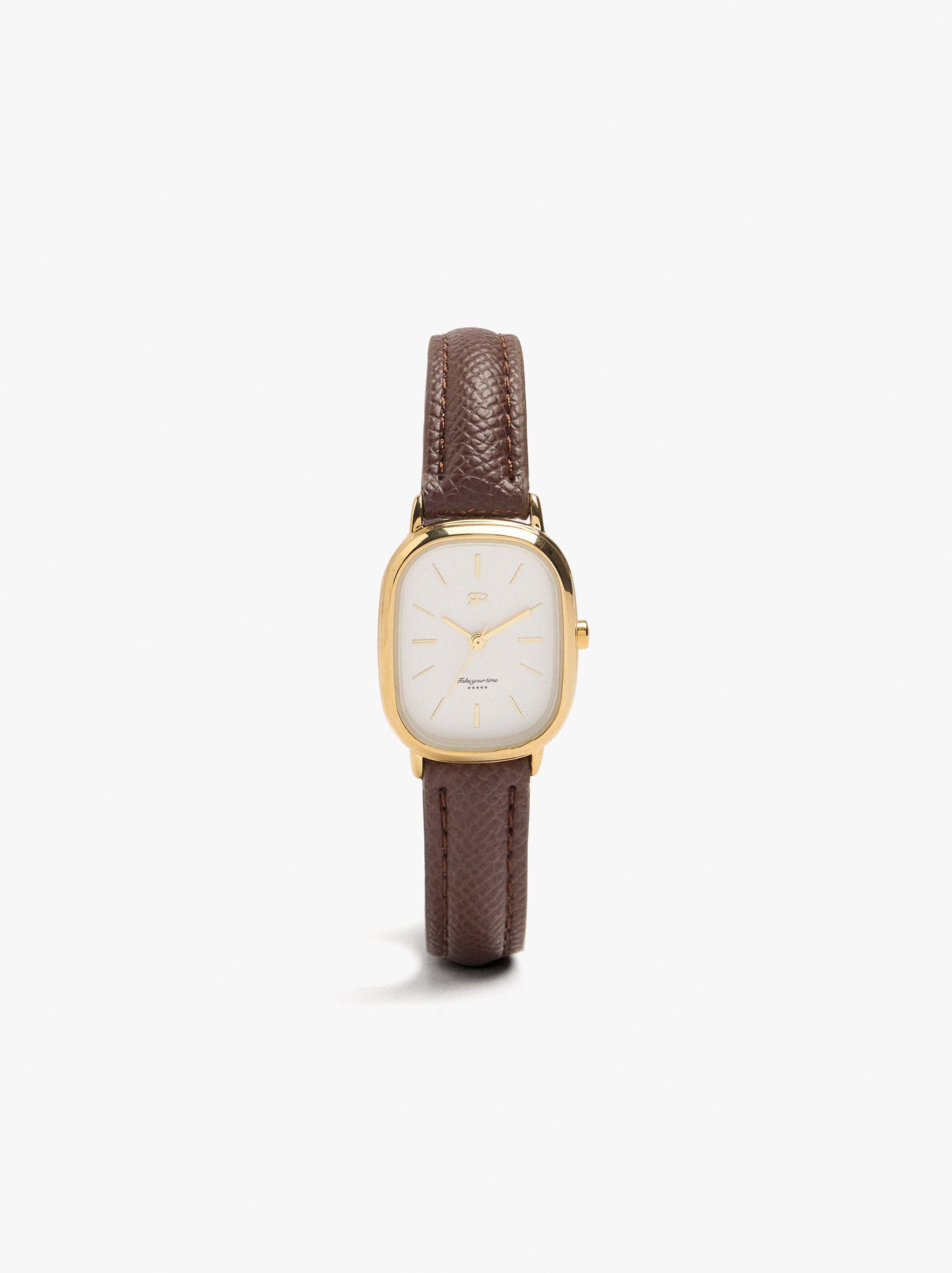 Oval Watch Bracelet With Texture