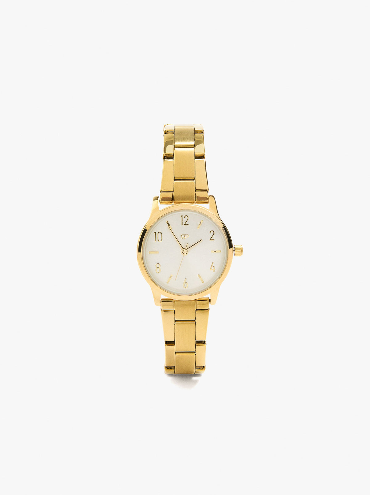 Round Watch With Stainless Steel Bracelet