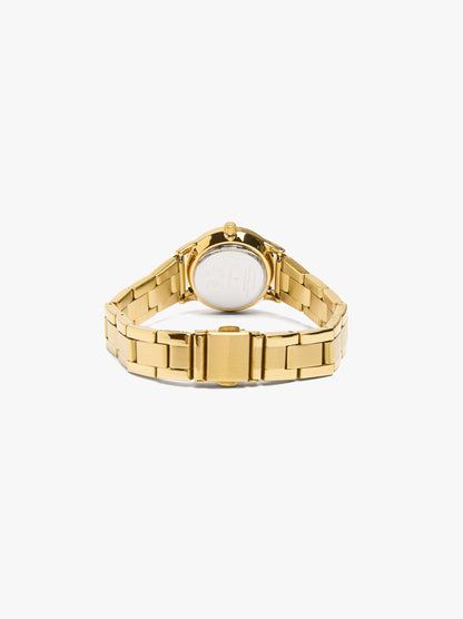 Round Watch With Stainless Steel Bracelet
