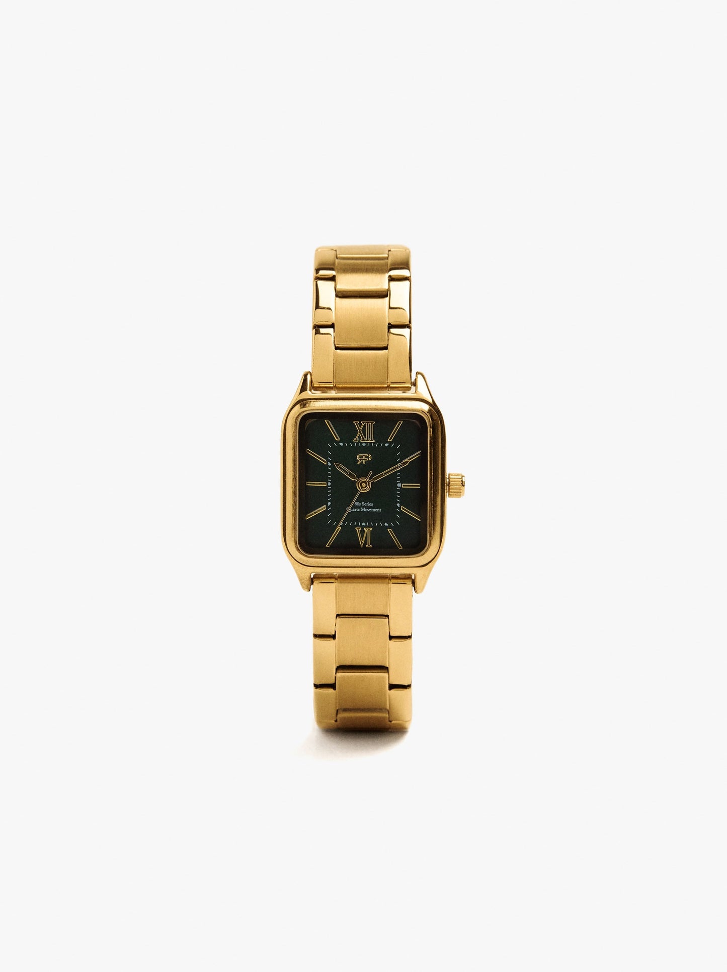 Square Watch With Stainless Steel Strap