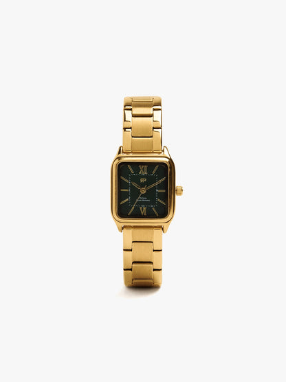 Square Watch With Stainless Steel Strap