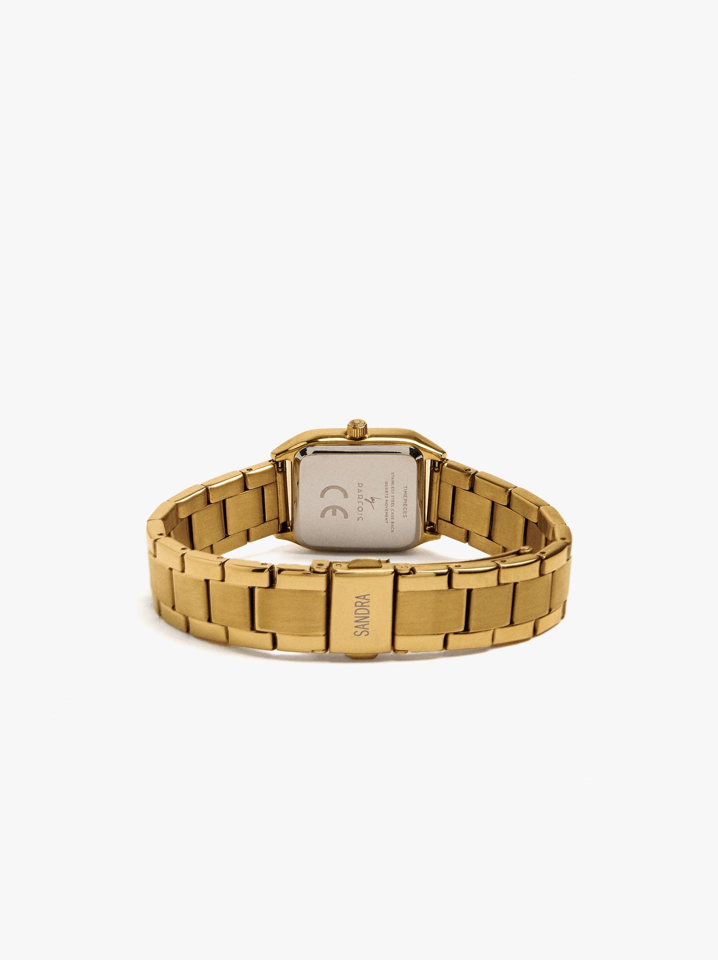 Square Watch With Stainless Steel Strap