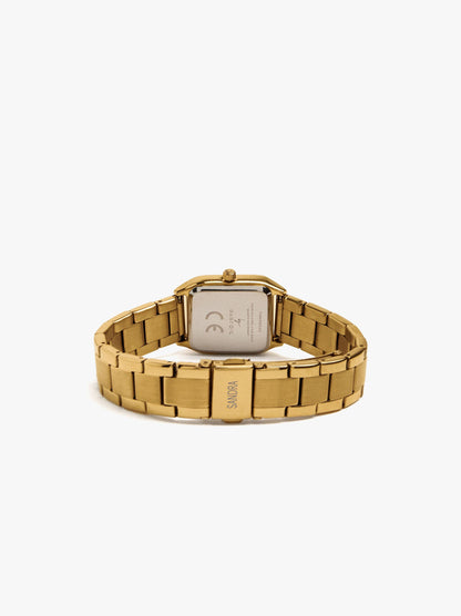 Square Watch With Stainless Steel Strap
