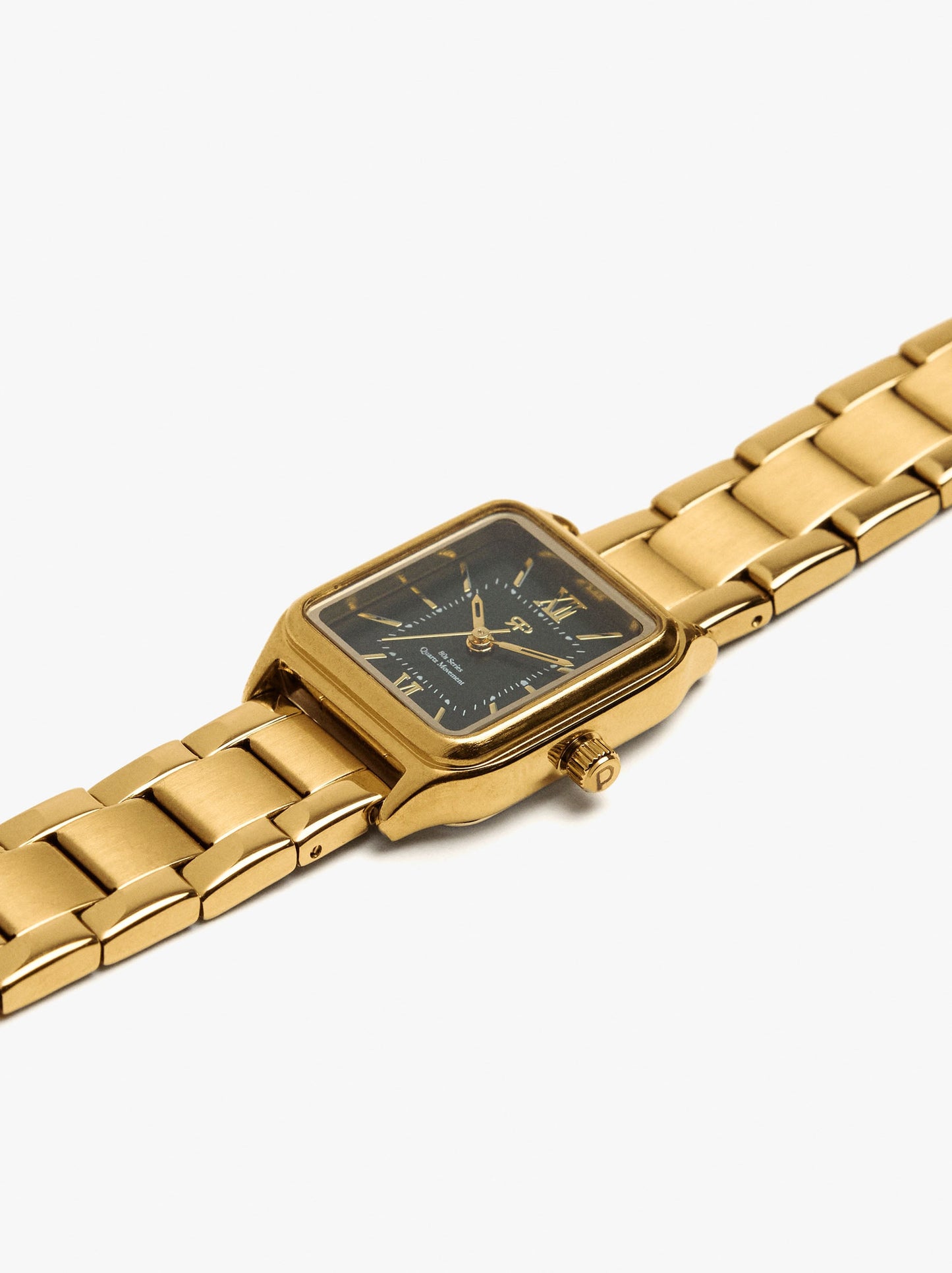 Square Watch With Stainless Steel Strap