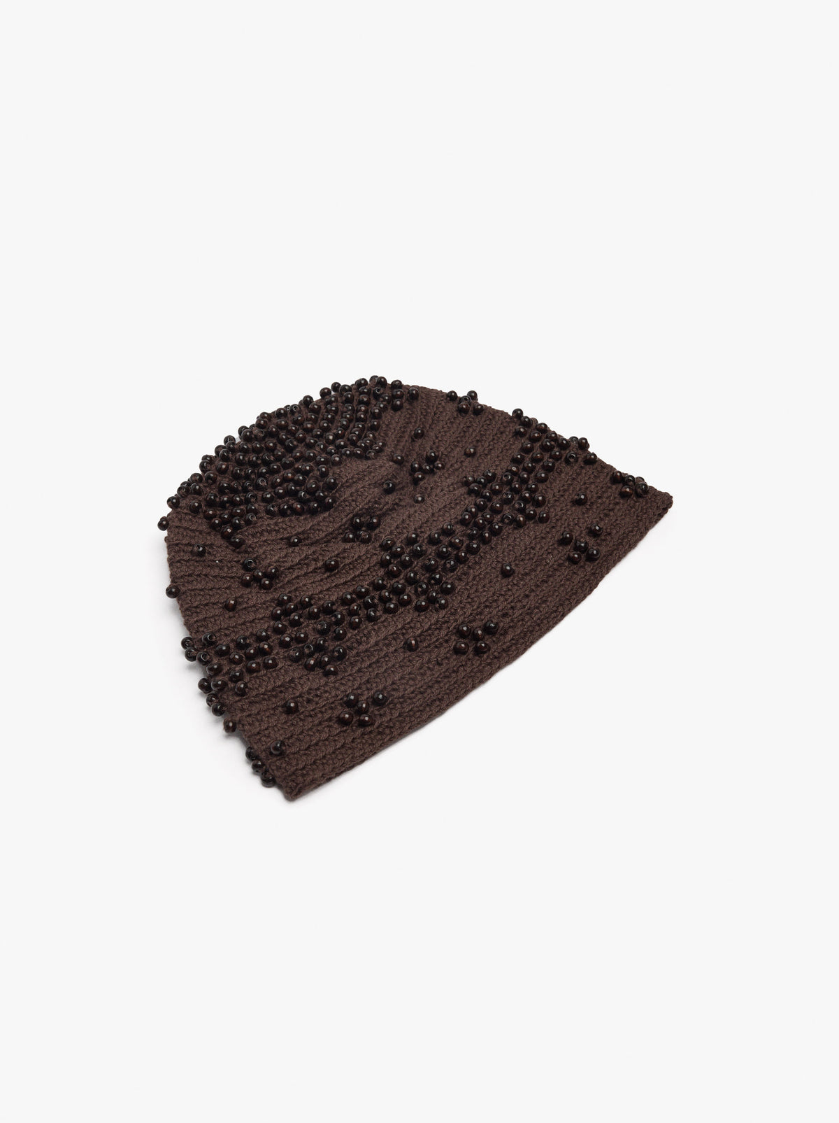 Knit Hat With Beads