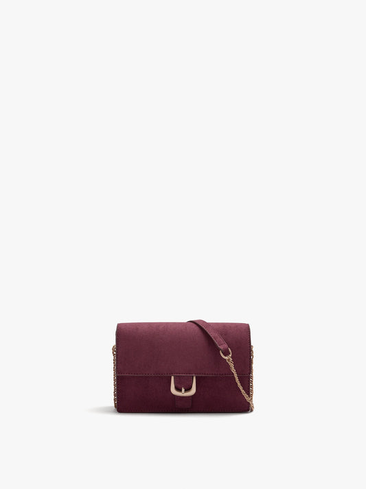 Crossbody Bag With Leather-Effect Flap